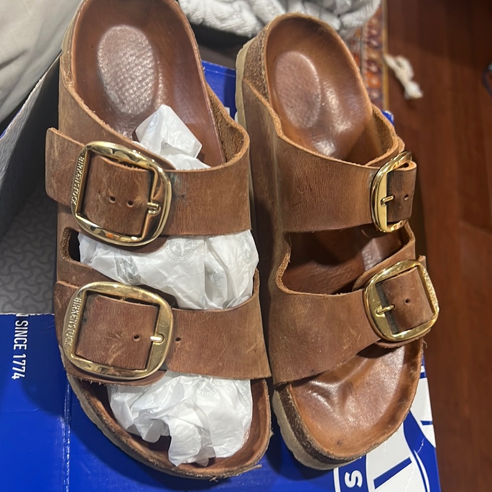 Arizona Big Buckle brown Birkenstock